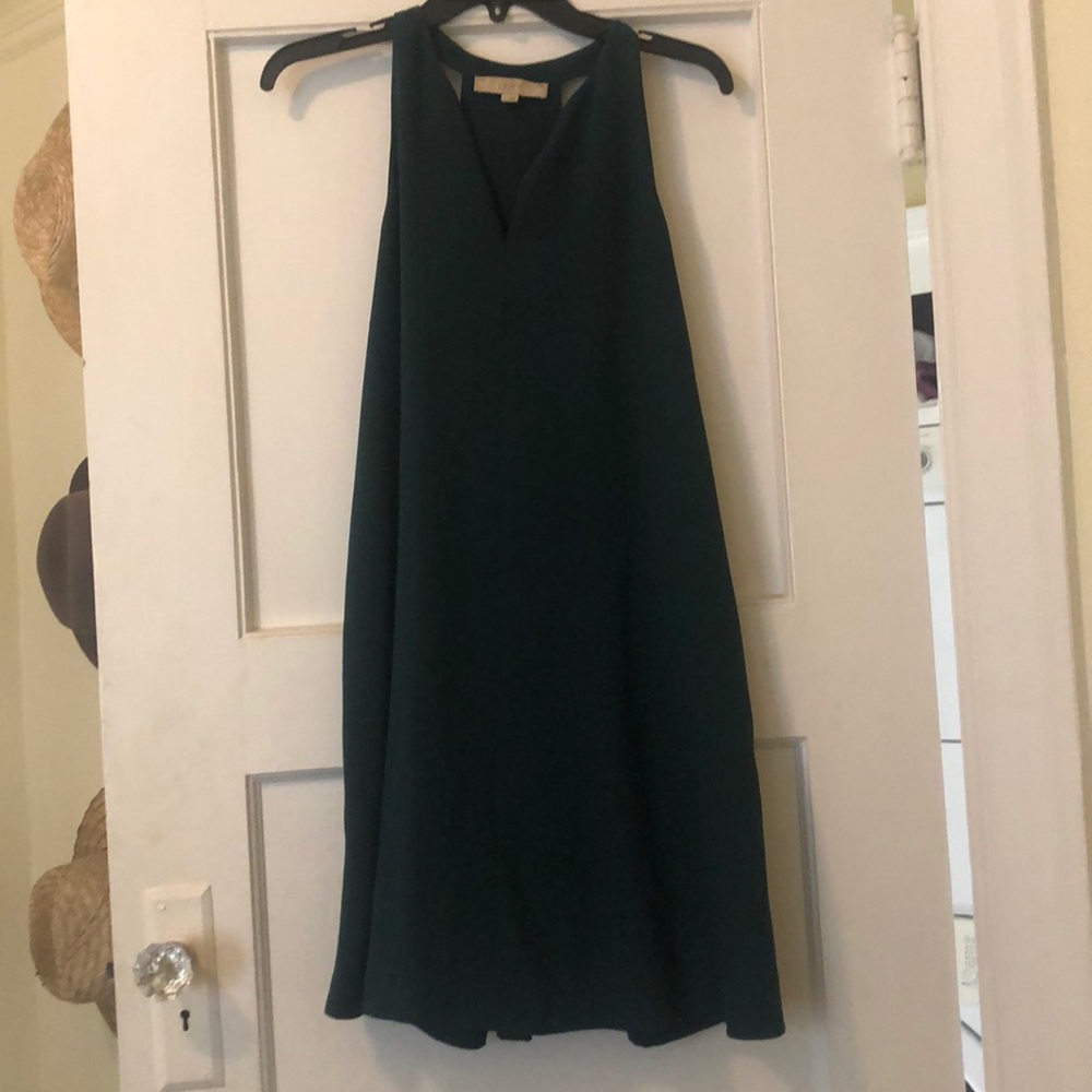 Flowy hunter green dress